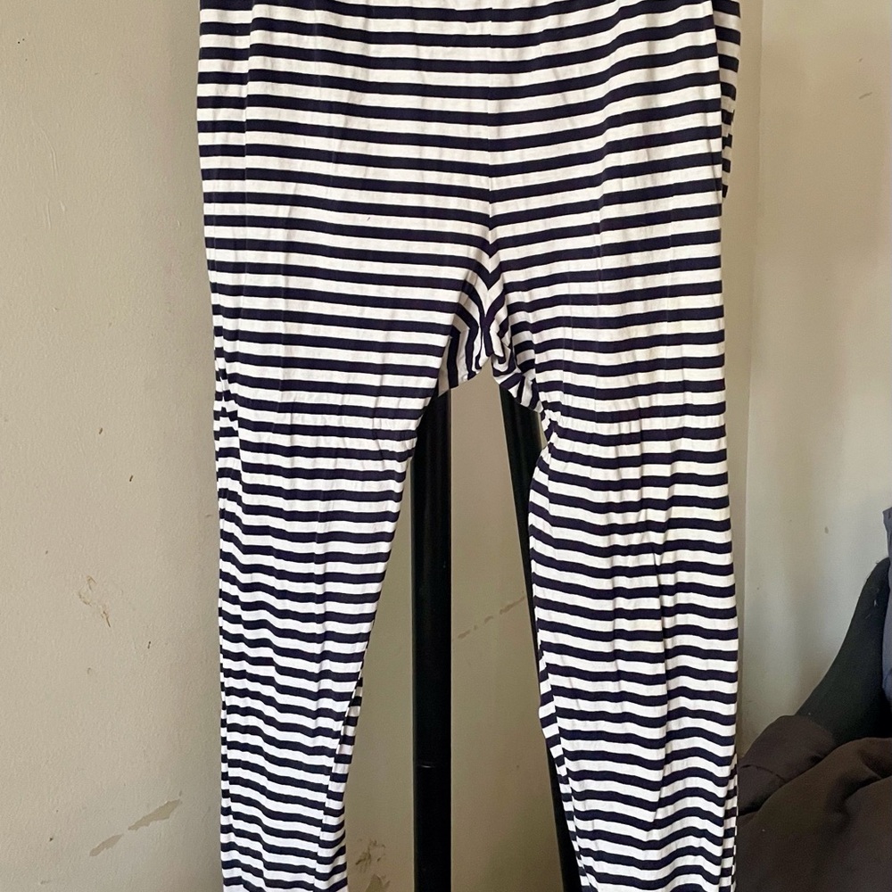Striped Black and White Lounge or Pajama Bottoms by Ellen Degeneres, sz XL